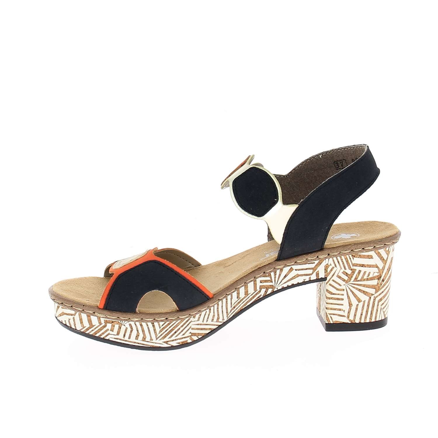 Sandales Femme RIEKER RIODO Noir