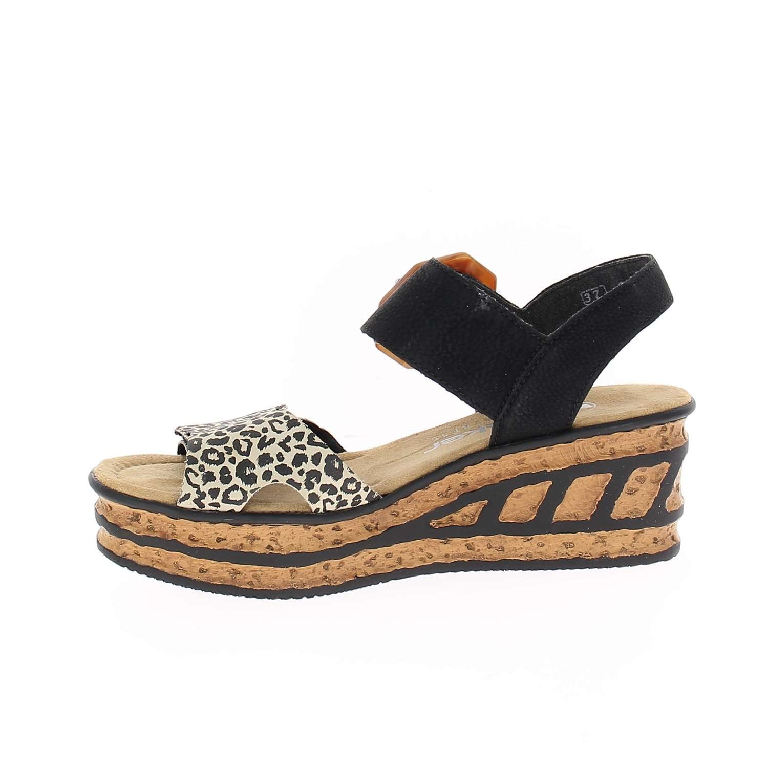 Sandales Femme RIEKER RIPERE Noir