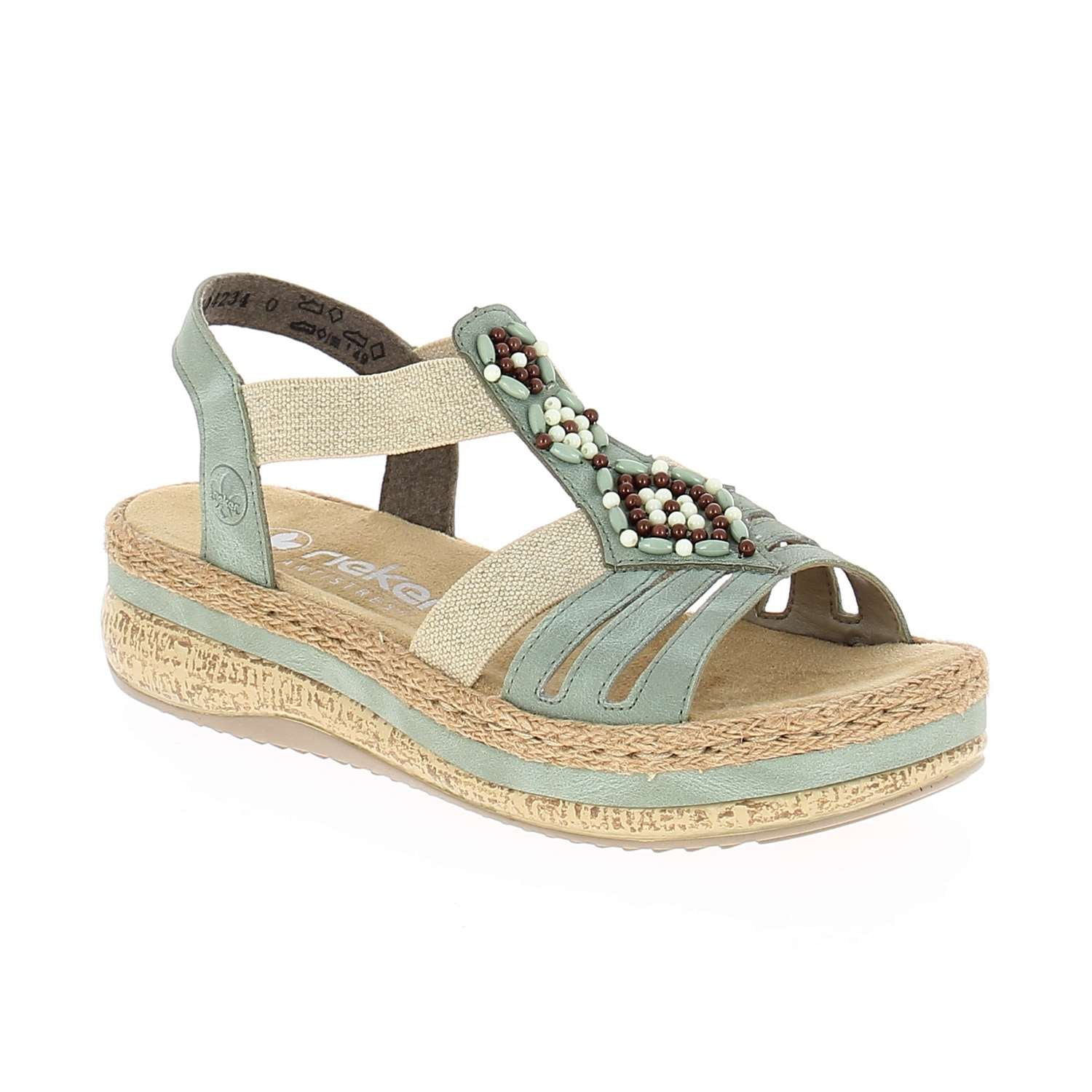 Sandales Femme RIEKER RISAGE Kaki