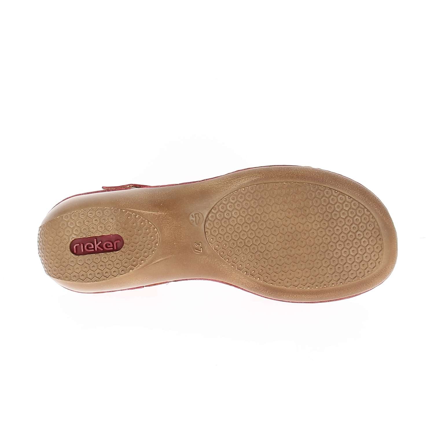 Sandales Femme RIEKER RIKYTO Rouge