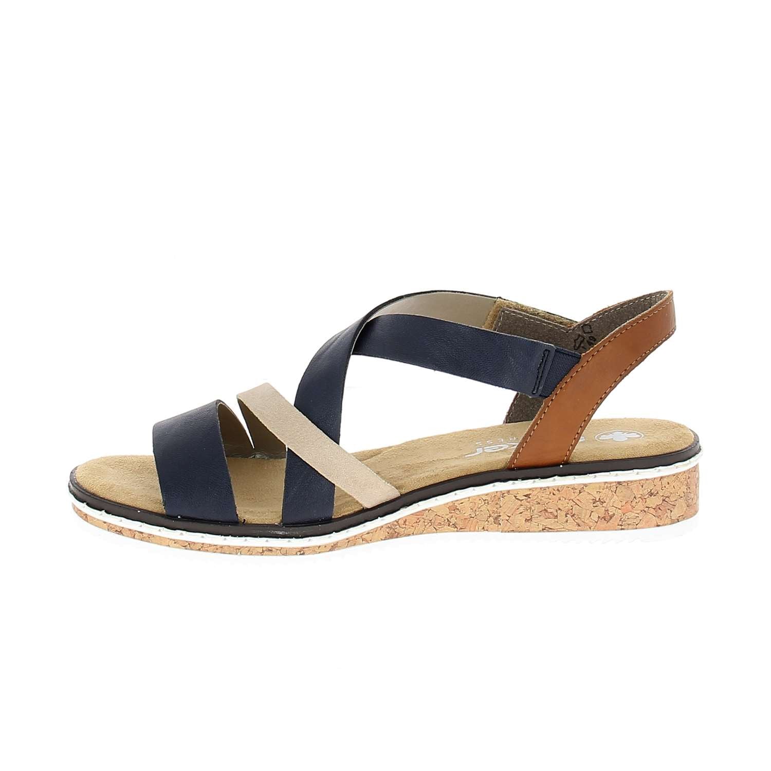 Sandales Femme RIEKER RIPOLATE Bleu