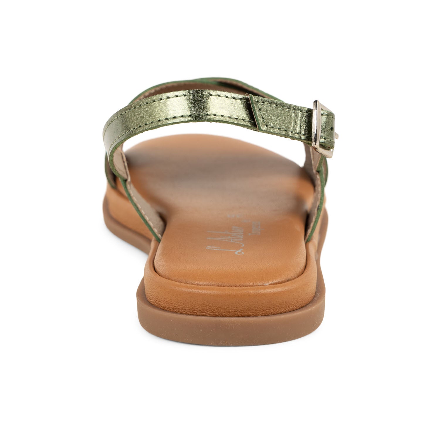 Sandales Femme L'ATELIER TROPEZIEN ATECROISE Kaki