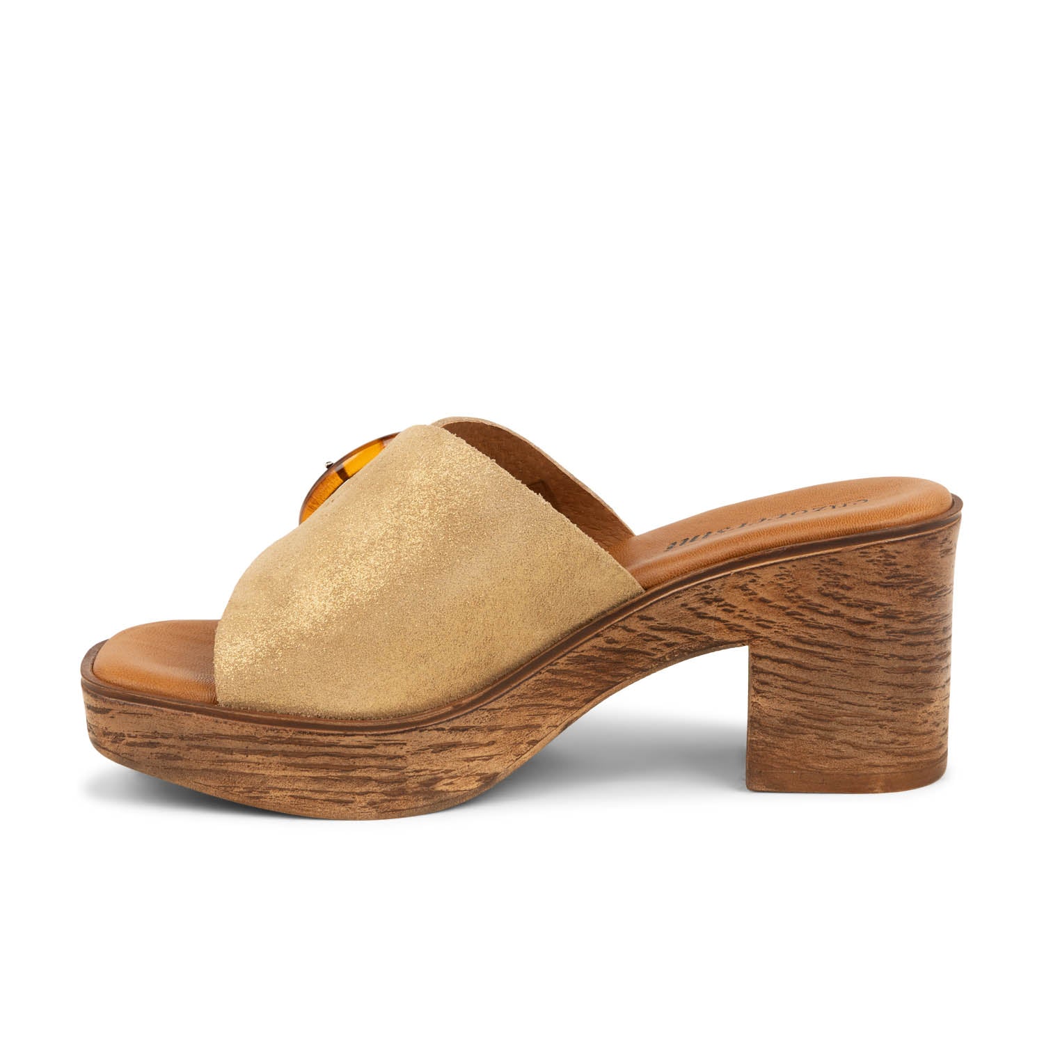 Mules Femme ENZO VERSINI KABO Or/Bronze