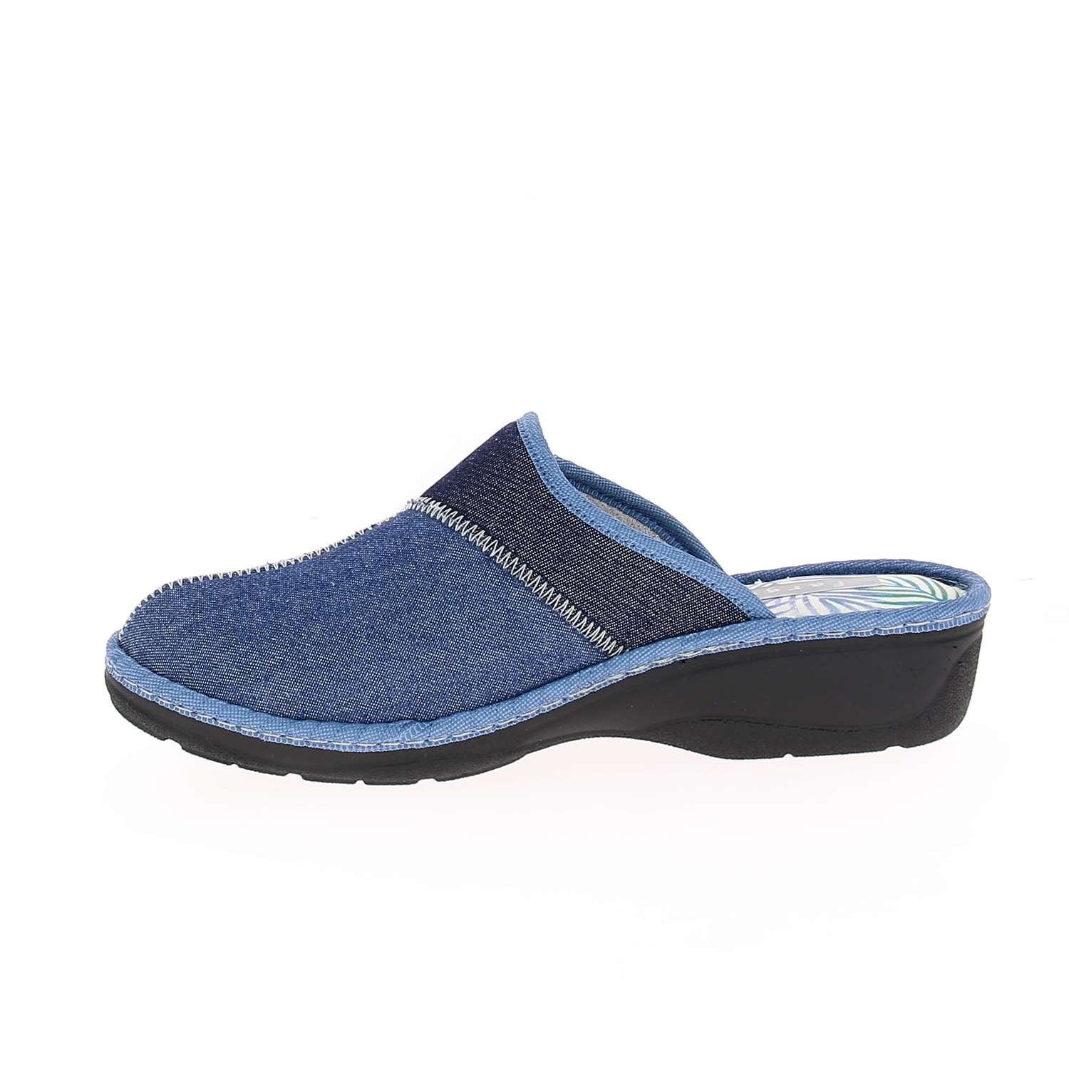 Chaussons Femme FARGEOT PAMPA Bleu