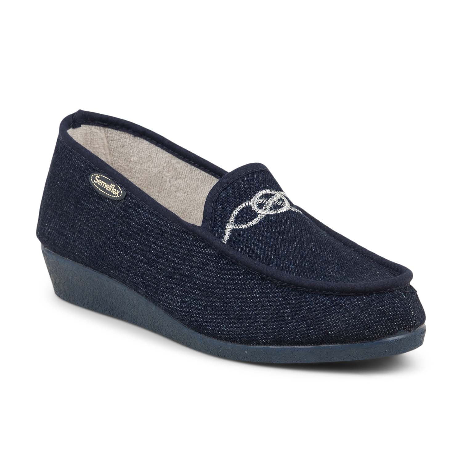 Chaussons Femme SEMELFLEX MOOREA Bleu