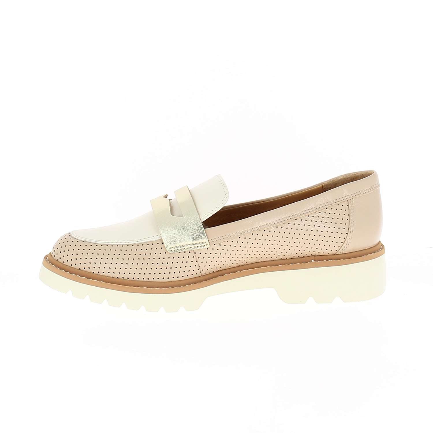 Mocassins Femme FUGITIVE CYCLO Beige