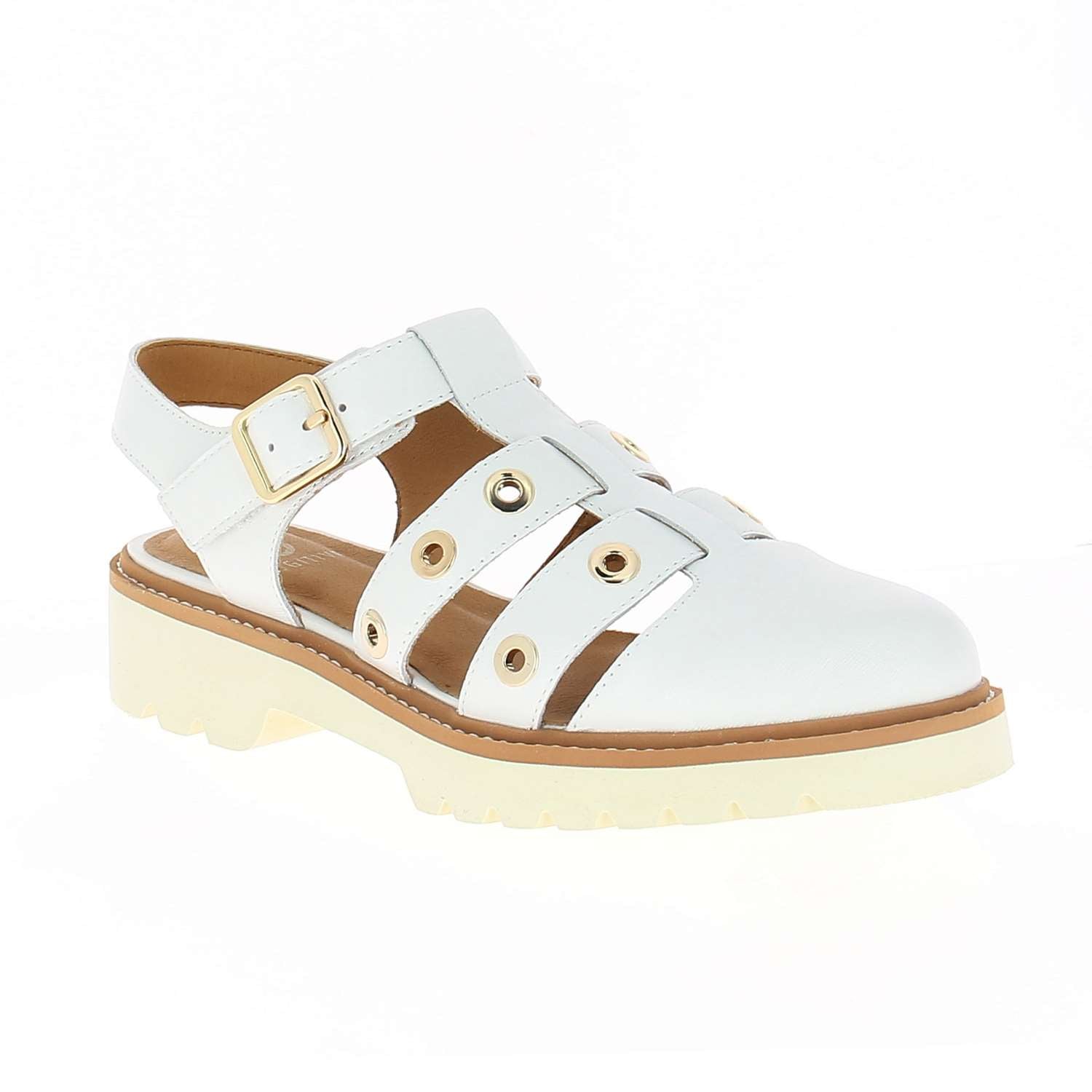 Sandales Femme FUGITIVE CYRUS Blanc