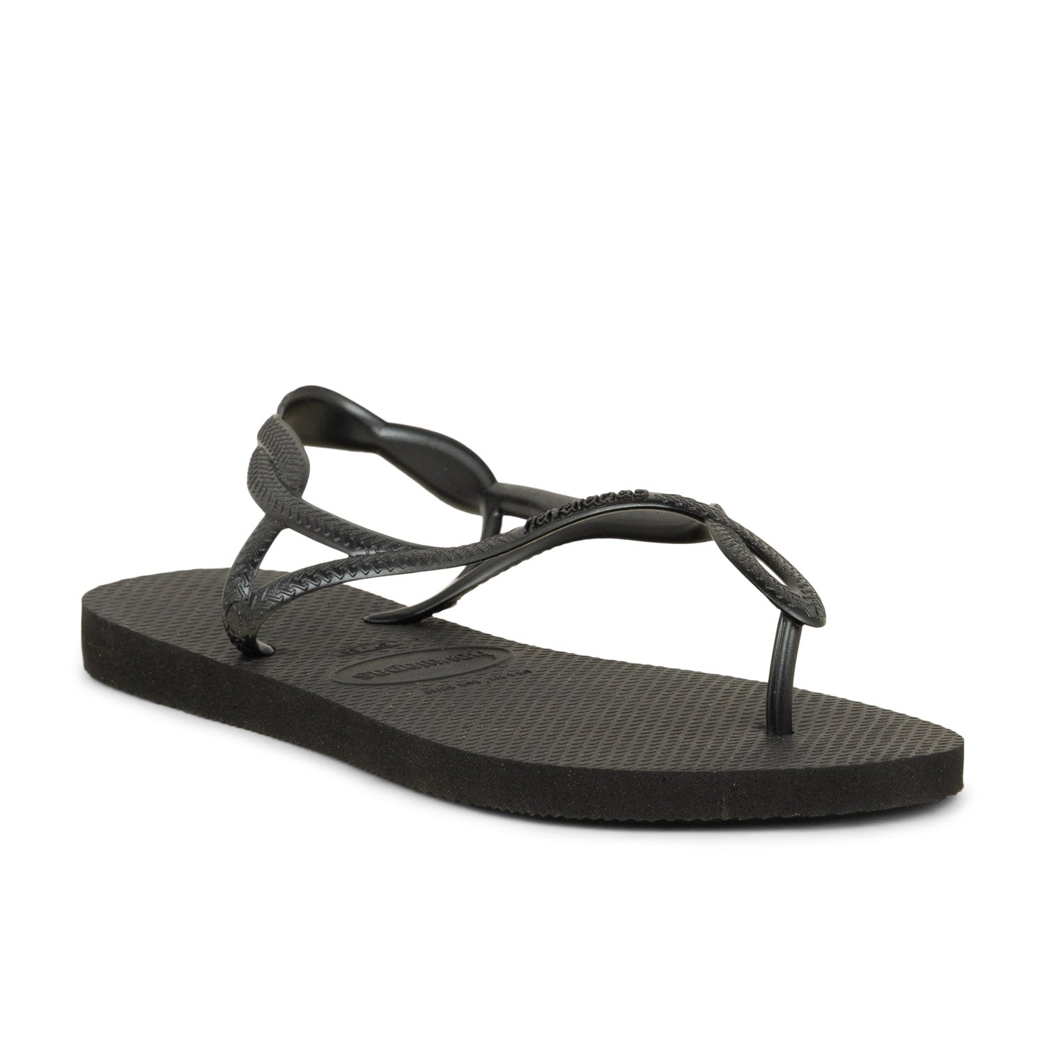 Tongs et crocs Femme HAVAIANAS LUNA Noir