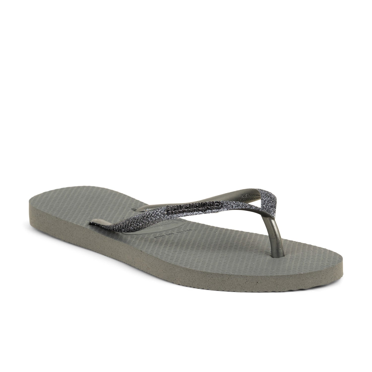 Tongs et crocs Femme HAVAIANAS GLITTER II Gris