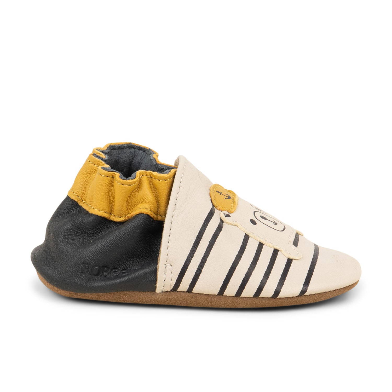 Chaussons Enfant ROBEEZ NAVAL OFFICER Beige