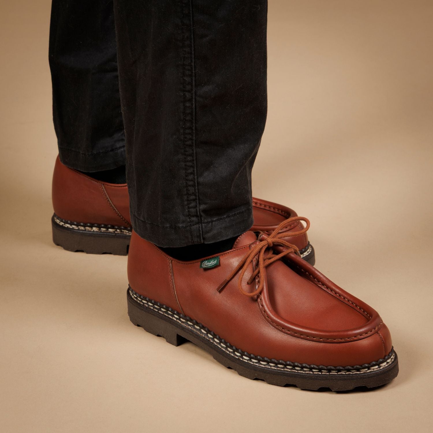 Derbies MICHAEL PARABOOT Femme Marron