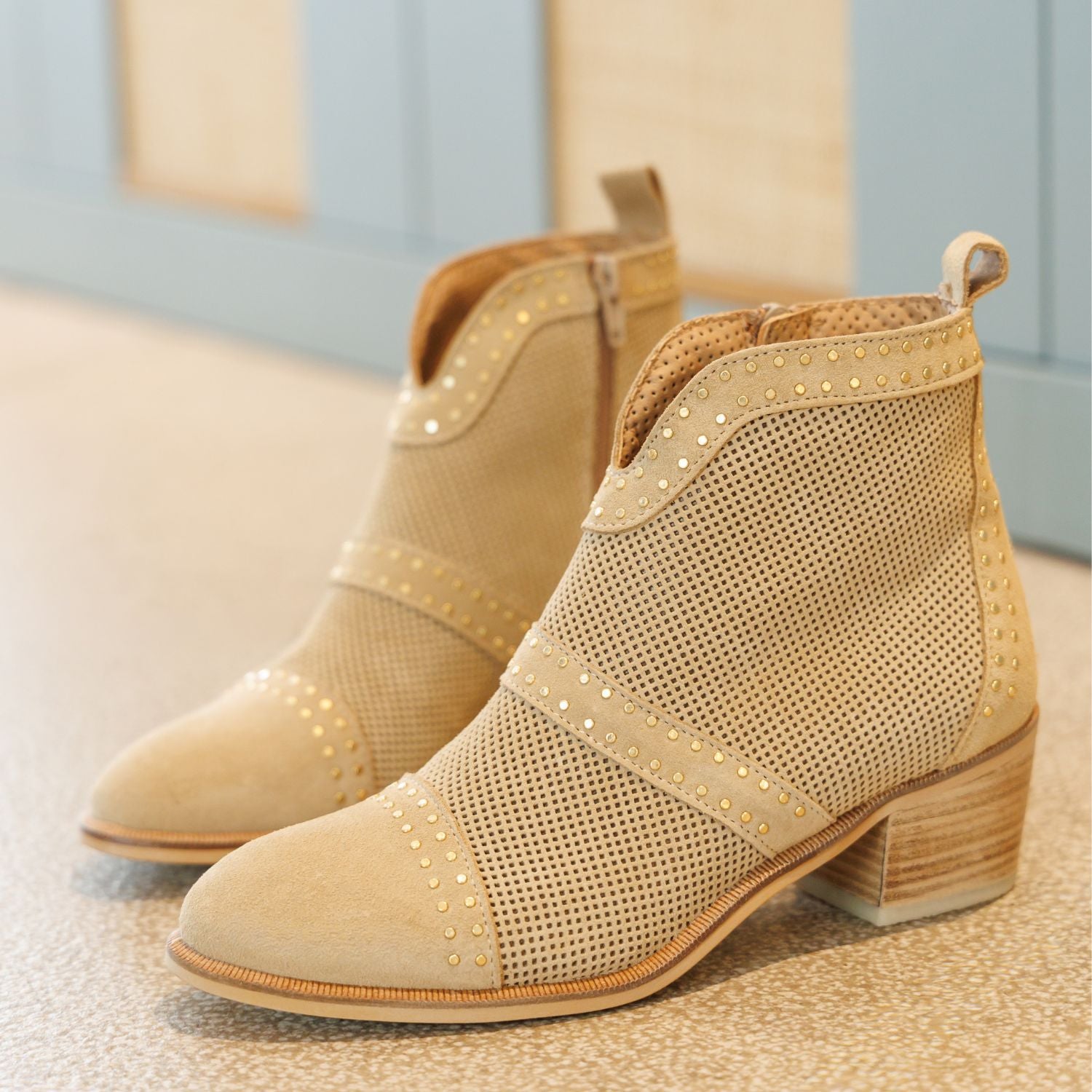 Boots et bottines ALIGO 5331 ALPE Femme Beige