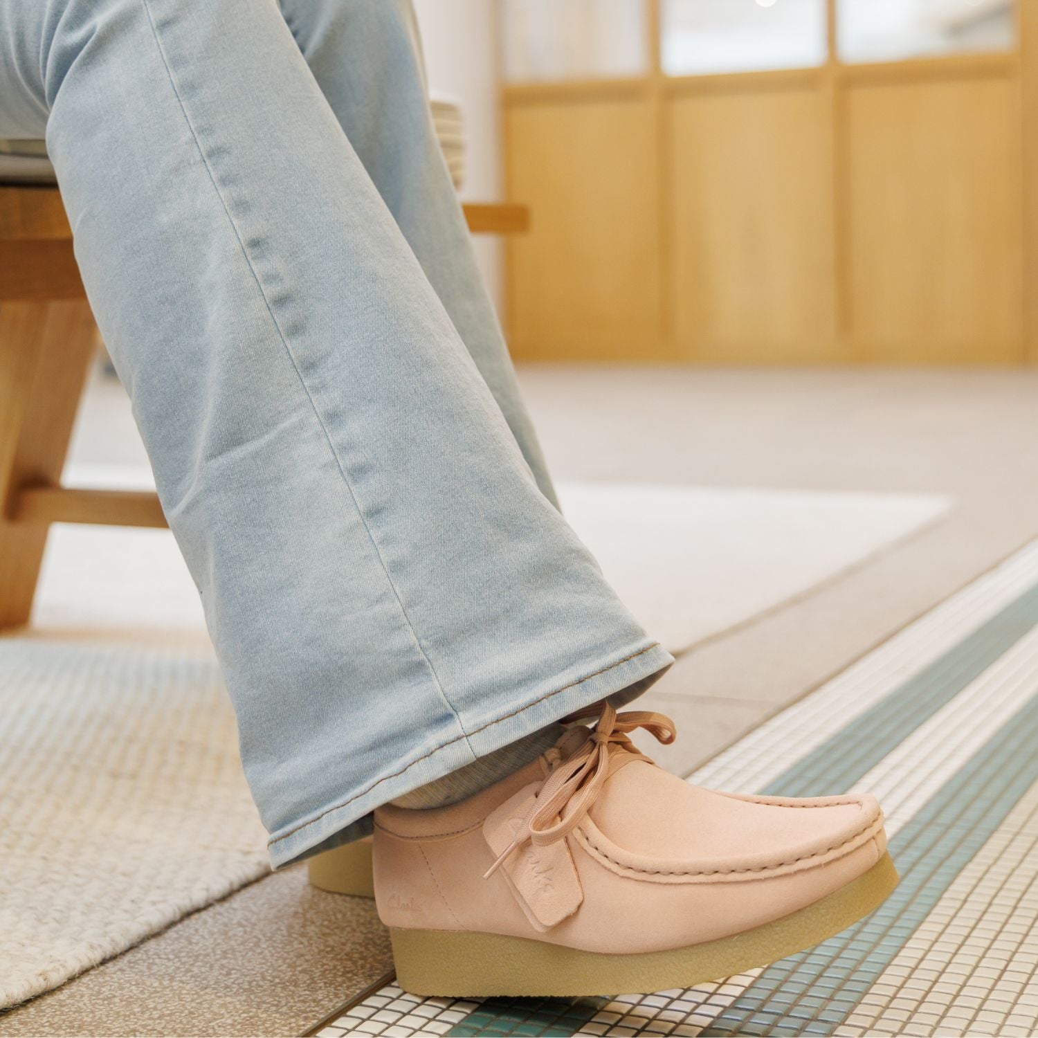 Derbies WALLABEE EVO CLARKS Femme Rose