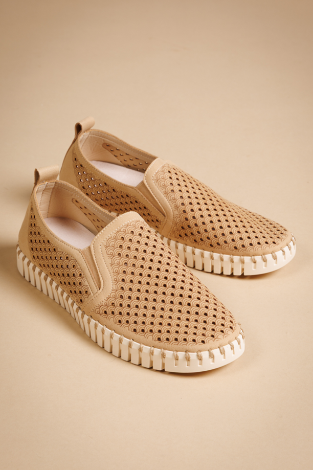 Mocassins beige ILSE JACOBSEN