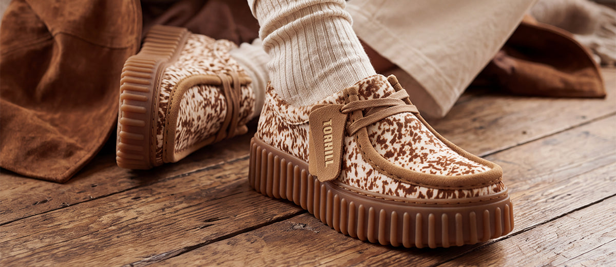 derbies femme motifs animaliers