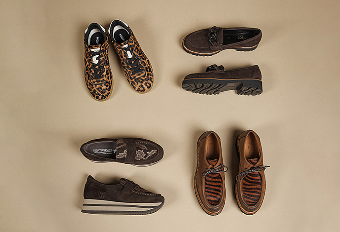 Sélection Automnale - Chaussures pour femme aux tons chauds