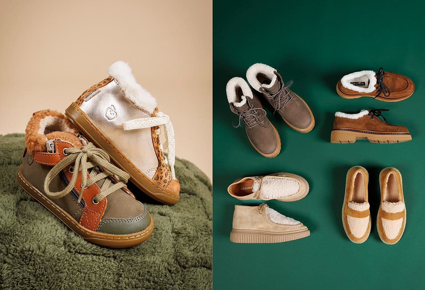 Gardez vos pieds au chaud - Chaussures fourrées pour la famille