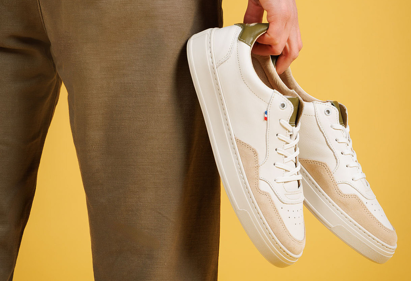 Baskets Homme Cuir Blanc - Un Classique Intemporel