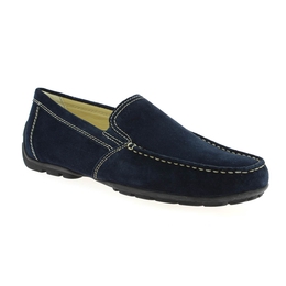 1 - MOMO 1 SUEDE MONER - GEOX - Mocassins - Nubuck, Synthétique, Cuir