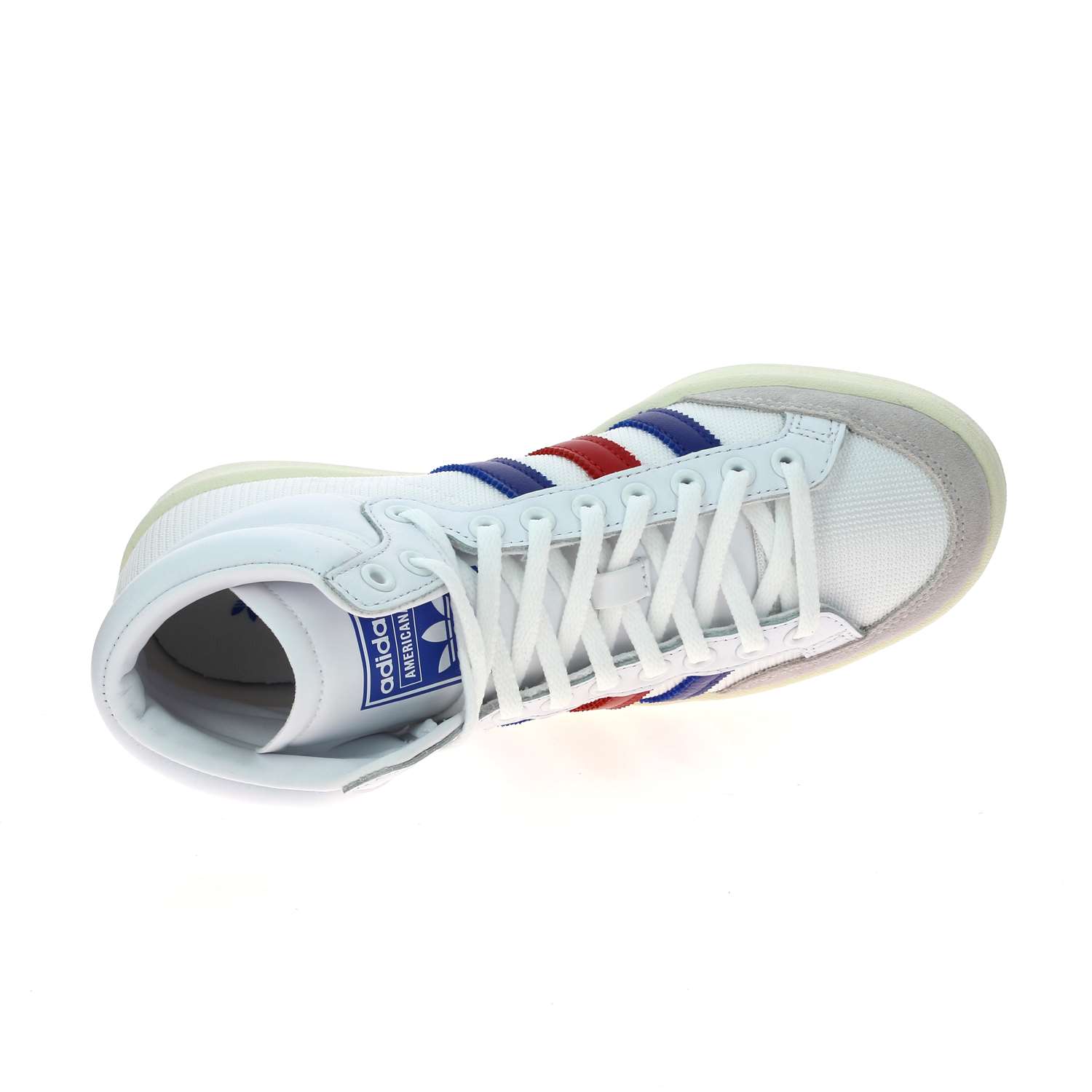 Parpadeo Permanente Cuota Baskets AMERICANA HI ADIDAS Blanc Femme - Bessec Chaussures