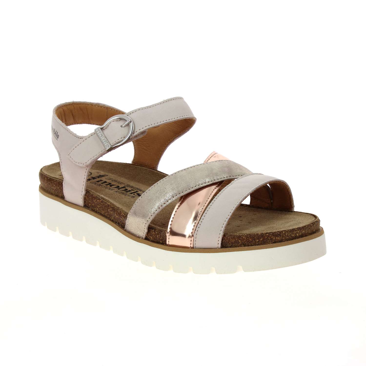 Sandales THINA MOBILS BY MEPHISTO Rose Femme Bessec Chaussures