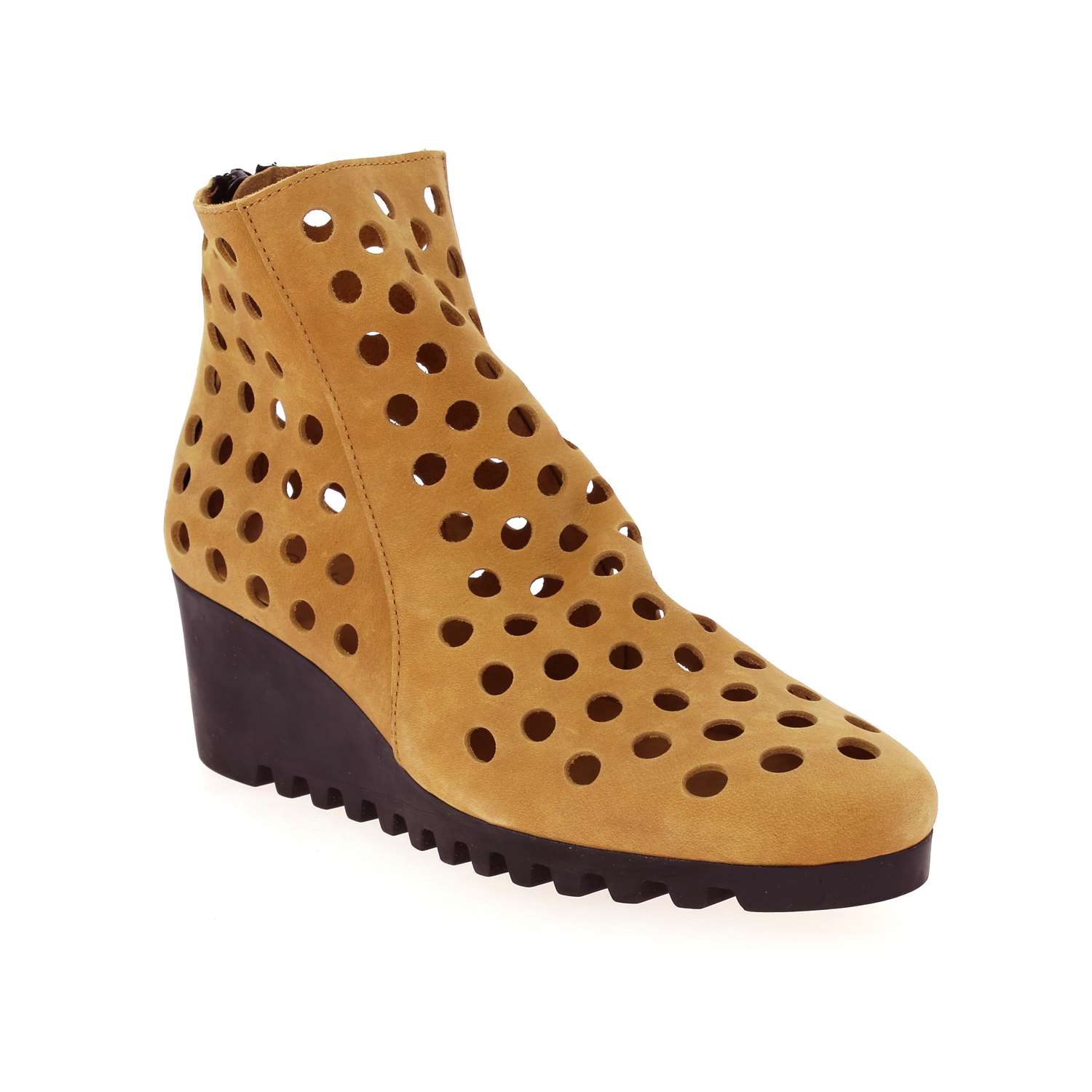 bottine jaune femme