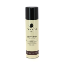 1 - AEROSOL ENTRETIEN DAIM/NUBUCK - FAMACO - Chaussures montantes, Baskets, Boots et bottines, Chaussures bateau, Chaussures à lacets, Derbies, Escarpins, Ballerines et babies, Chaussures basses, Chaussons, Espadrilles, Bottes, Entretien et accessoires - Nubuck