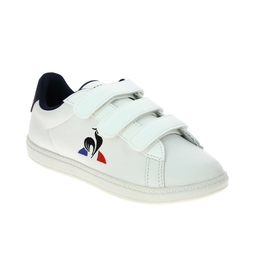 1 - COURT SET VELCROS - LE COQ SPORTIF - Baskets - Cuir