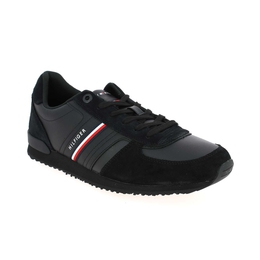 1 - ICONIC RUNNER LEATHER - TOMMY HILFIGER - Baskets - Caoutchouc, Cuir, Textile