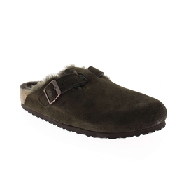 1 - BOSTON SHERLING - BIRKENSTOCK - Chaussons - Textile, Cuir, Caoutchouc