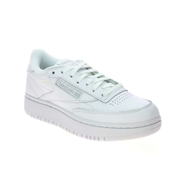 1 - CLUB C DOUBLE - REEBOK - Baskets - Cuir, Caoutchouc, Textile