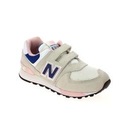1 - PV574 - NEW BALANCE - Baskets - Nubuck, Textile, Caoutchouc