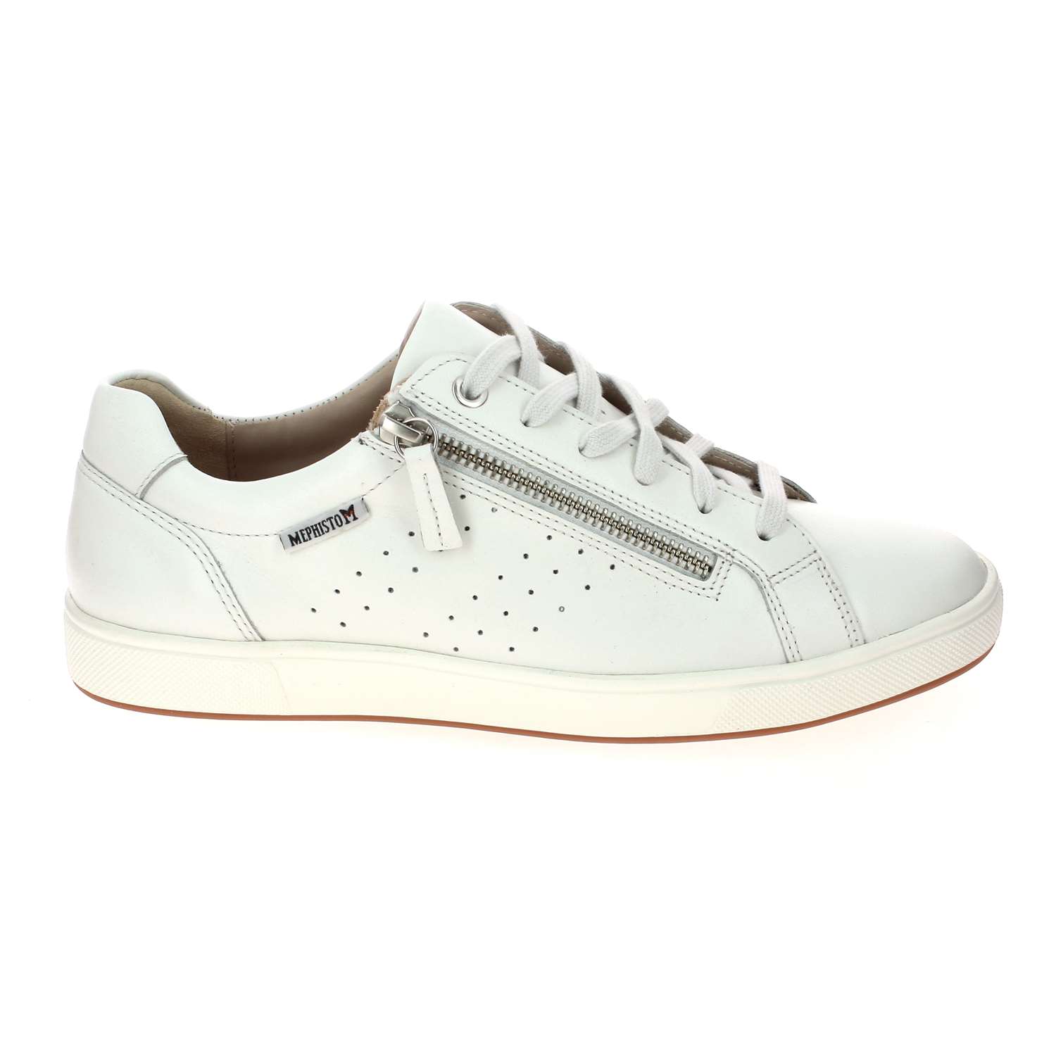 Baskets NIKITA MEPHISTO Blanc Femme Bessec Chaussures