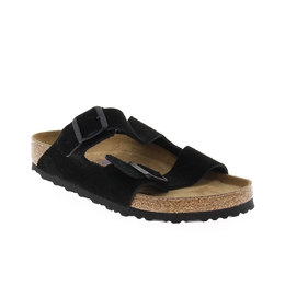 1 - ARIZONA SOFT VEL - BIRKENSTOCK - Sandales - Nubuck, Caoutchouc, Cuir