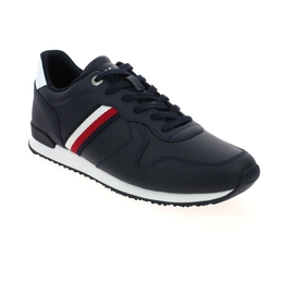1 - ICONIC RUNNER LEATHER - TOMMY HILFIGER - Baskets - Textile, Cuir, Synthétique