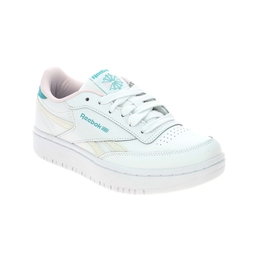 1 - CLUB C DOUBLE - REEBOK - Baskets - Cuir, Caoutchouc, Textile