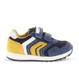 1 - ALBEN - GEOX - Baskets - Nubuck, Textile, Synthétique, Caoutchouc