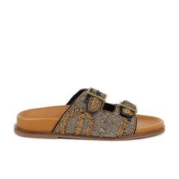 1 - INAXIA - INUOVO - Sandales - Caoutchouc, Cuir