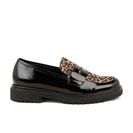 1 - GASAVANE - GABOR - Mocassins - Cuir, Cuir verni, Caoutchouc